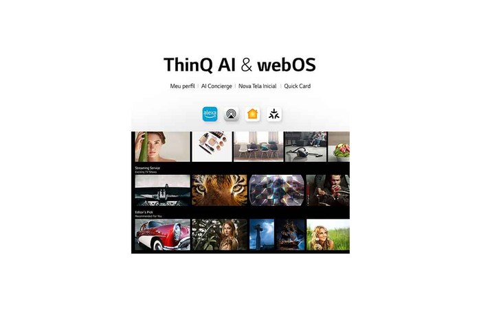 LG Smart TV 4K LG UHD UR8750 65 polegadas 2023, 65UR8750PSA