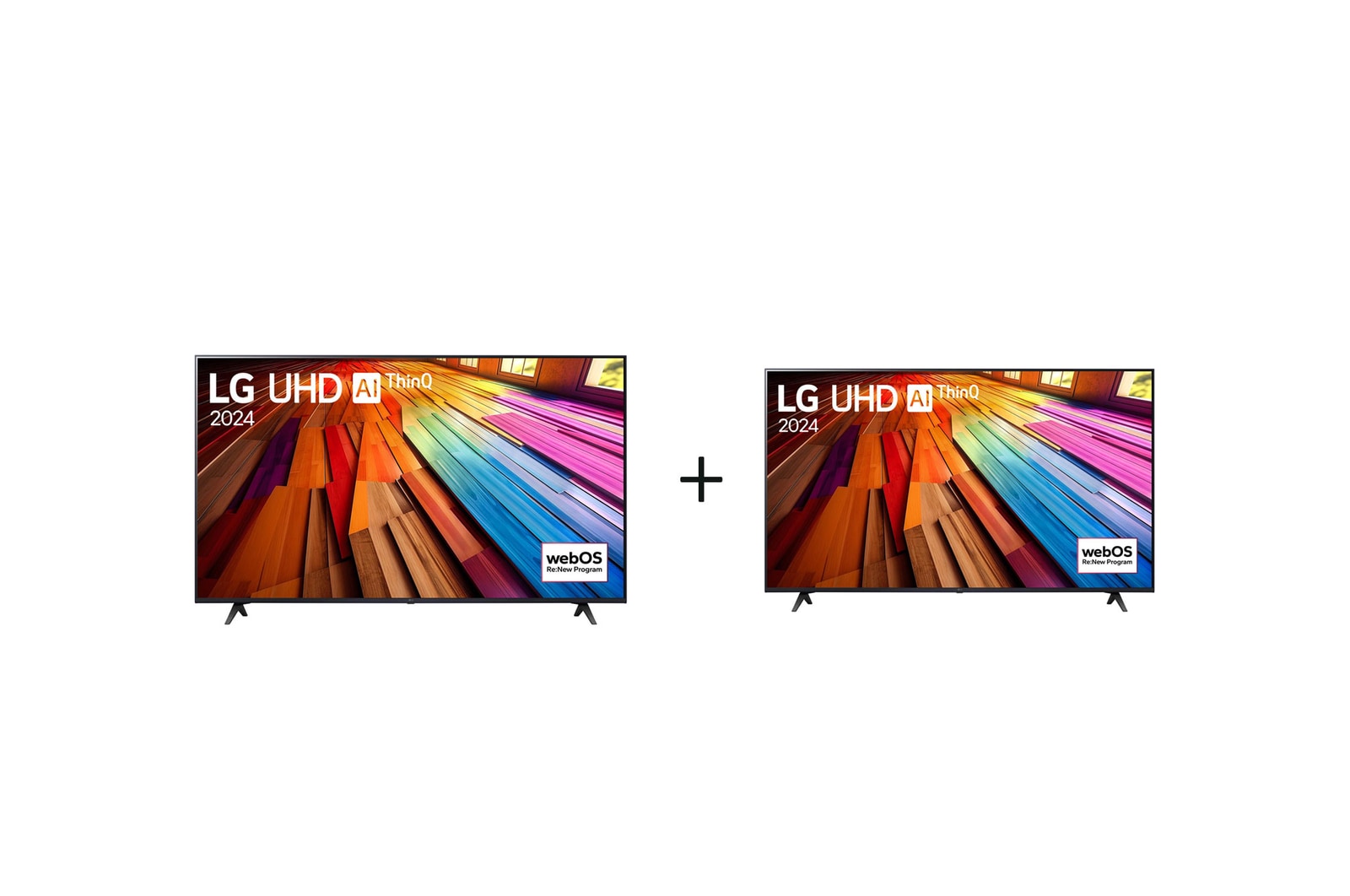 Combo LG Smart TV UHD 4K UT80 65" 65UT8000 + Smart TV UHD 4K UT80 50 ...