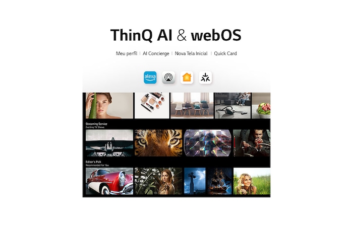 LG Smart TV 4K LG UHD UR8750 70 polegadas 2023, 70UR8750PSA