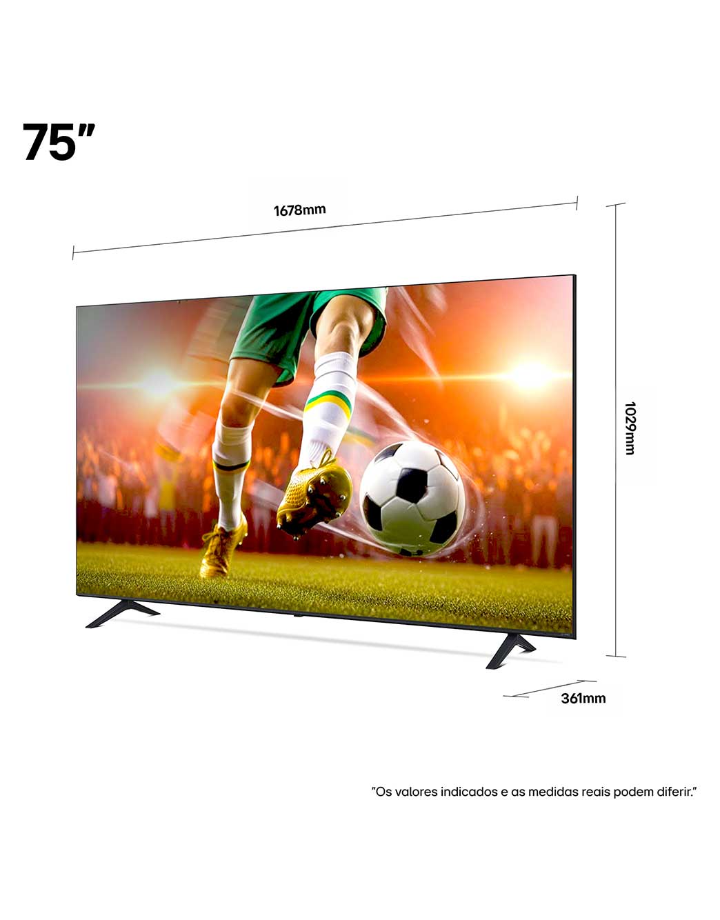Smart TV 4K LG QNED AI QNED70 de 75 polegadas - 75QNED70ASA | LG Brasil