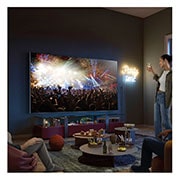 LG Smart TV LG QNED85 MiniLed 75” 4K, 2023, 75QNED85SRA