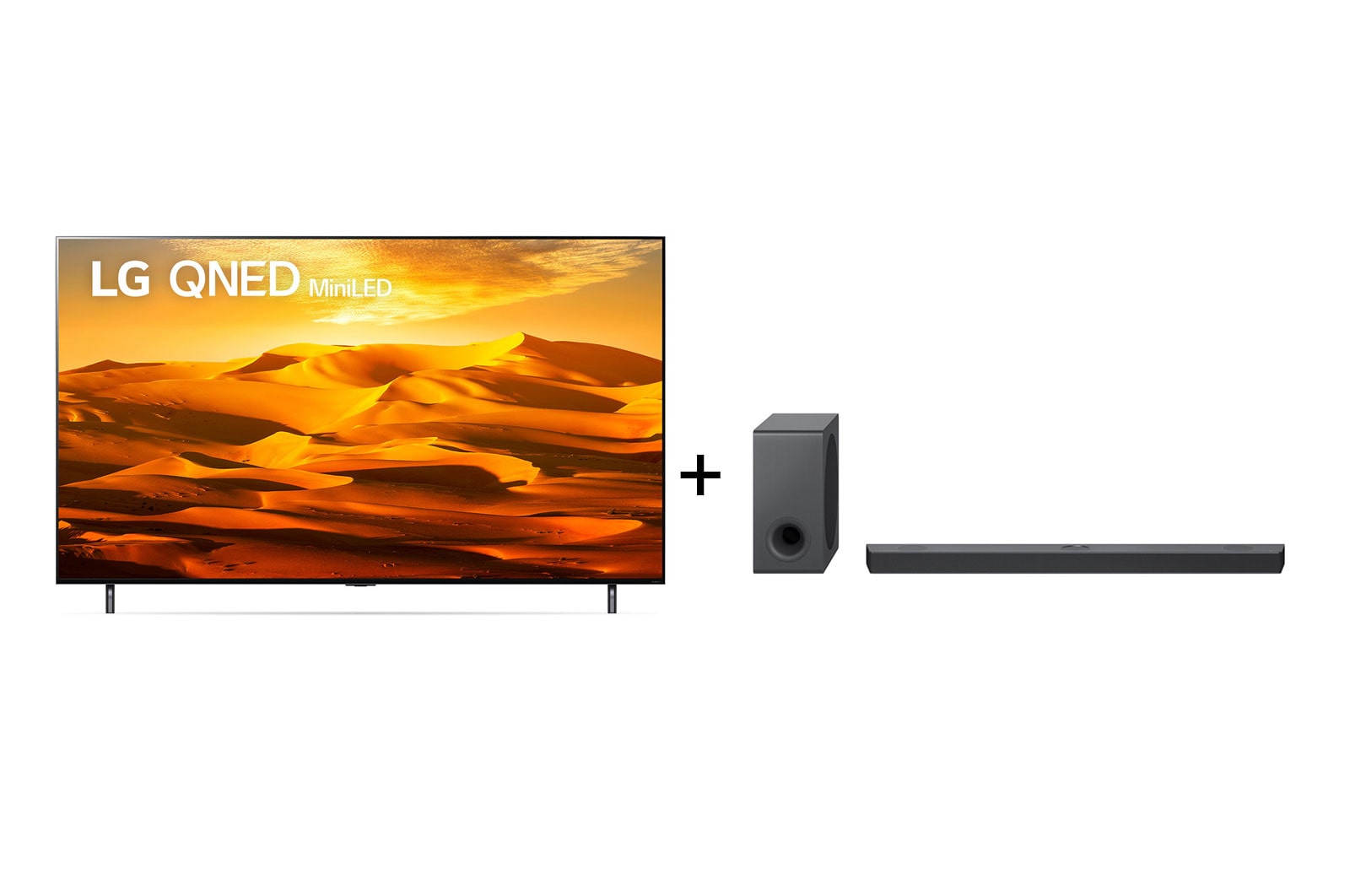 LG Combo Smart TV LG QNED MiniLED 75'' 75QNED90S + Sound Bar S90QY, 75QNED90S.S90