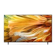 Vista frontal da TV LG QNED