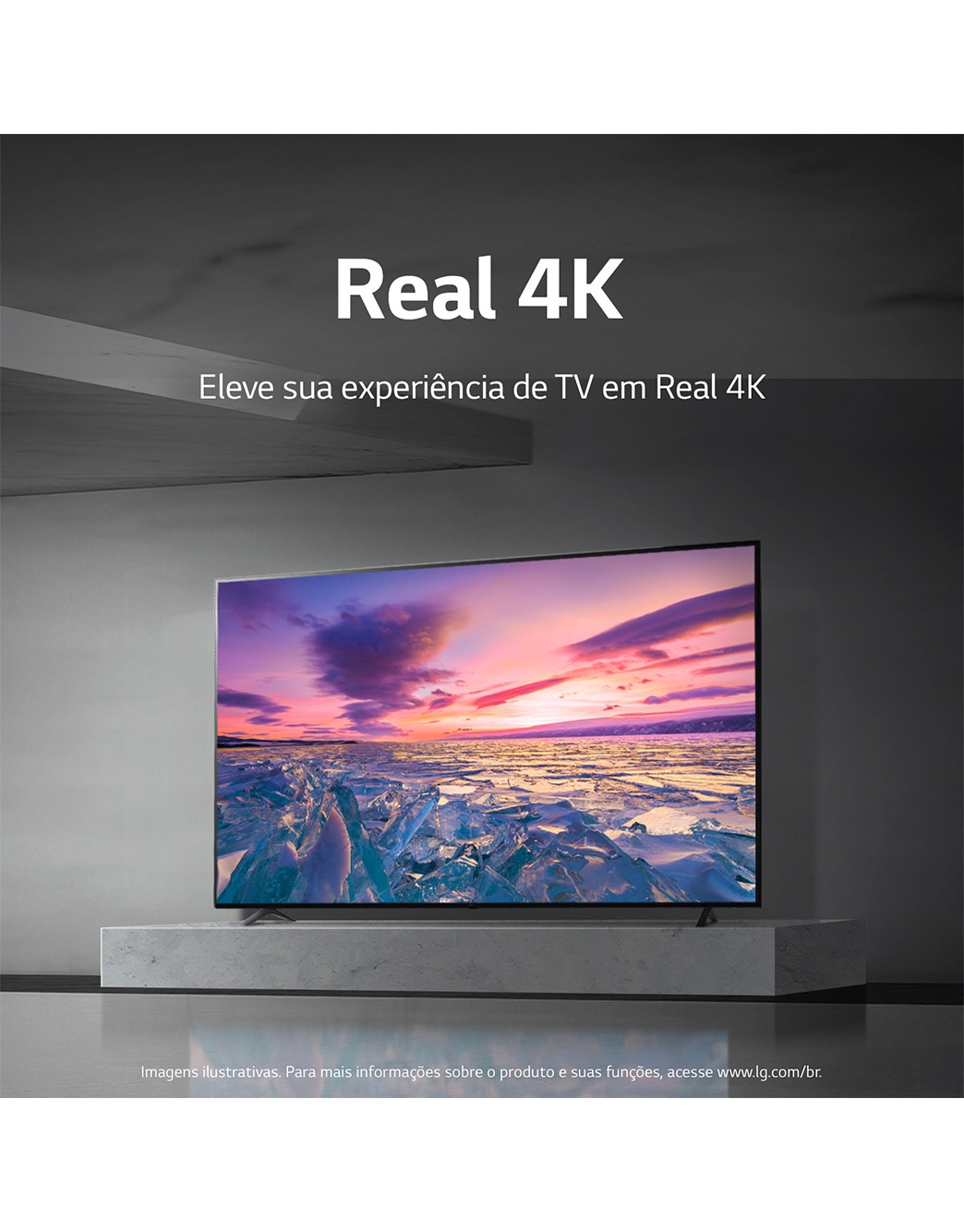 Smart TV 4K LG UHD 75 polegadas 75UQ8050PSB | LG BR