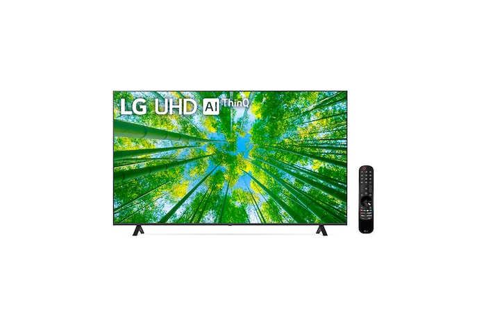 LG Smart TV 4K LG UHD 75'' WiFi Bluetooth HDR AI ThinQ Smart Magic Google Alexa 75UQ8050PSB, 75UQ8050PSB
