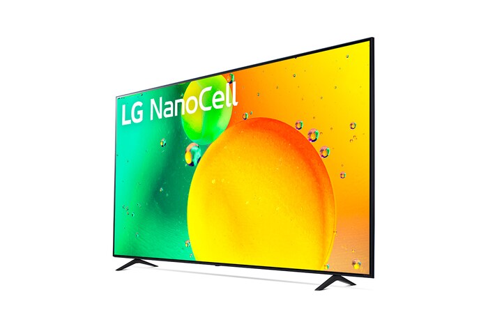 LG Smart TV LG NanoCell 86'' 4K Inteligência Artificial AI ThinQ Smart Magic Google Alexa 86NANO75SQA, 86NANO75SQA