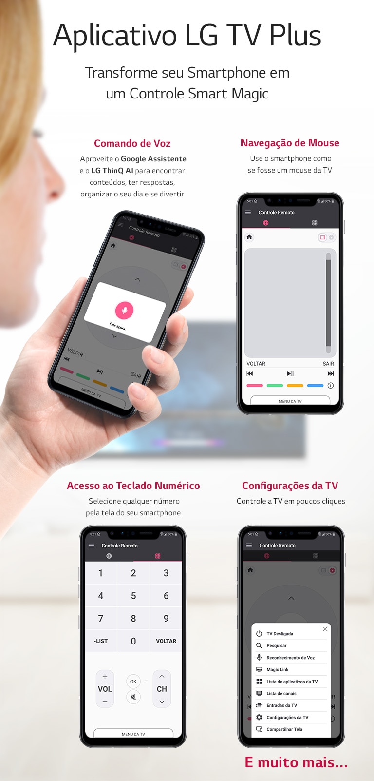 Aplicativo LG TV Plus