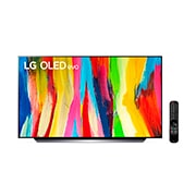 LG Smart TV LG Evo 48'' 4K 120Hz G-Sync FreeSync Inteligência Artificial ThinQ Google Alexa OLED48C2PSA, OLED48C2PSA