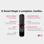 LG Smart TV LG OLED 55'' 4K 120Hz G-Sync FreeSync 4x HDMI Inteligência Artificial ThinQ Google Alexa OLED55C1PSA, OLED55C1PSA