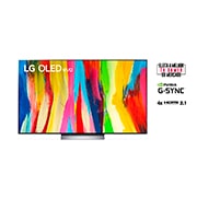 LG Smart TV LG Evo 55'' 4K 120Hz G-Sync FreeSync Inteligência Artificial ThinQ Google Alexa OLED55C2PSA, OLED55C2PSA