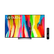 LG Smart TV LG Evo 55'' 4K 120Hz G-Sync FreeSync Inteligência Artificial ThinQ Google Alexa OLED55C2PSA, OLED55C2PSA