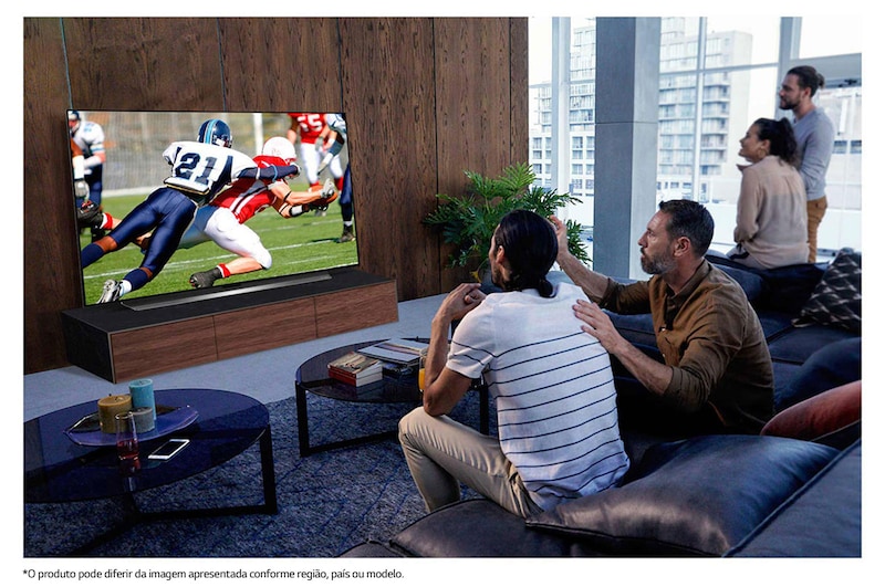 LG Smart TV LG 65" 4K OLED WiFi Bluetooth HDR Inteligência Artificial ThinQ AI Smart Magic Google Assistente Alexa, OLED65CXPSA