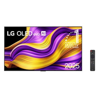 Front view of TV