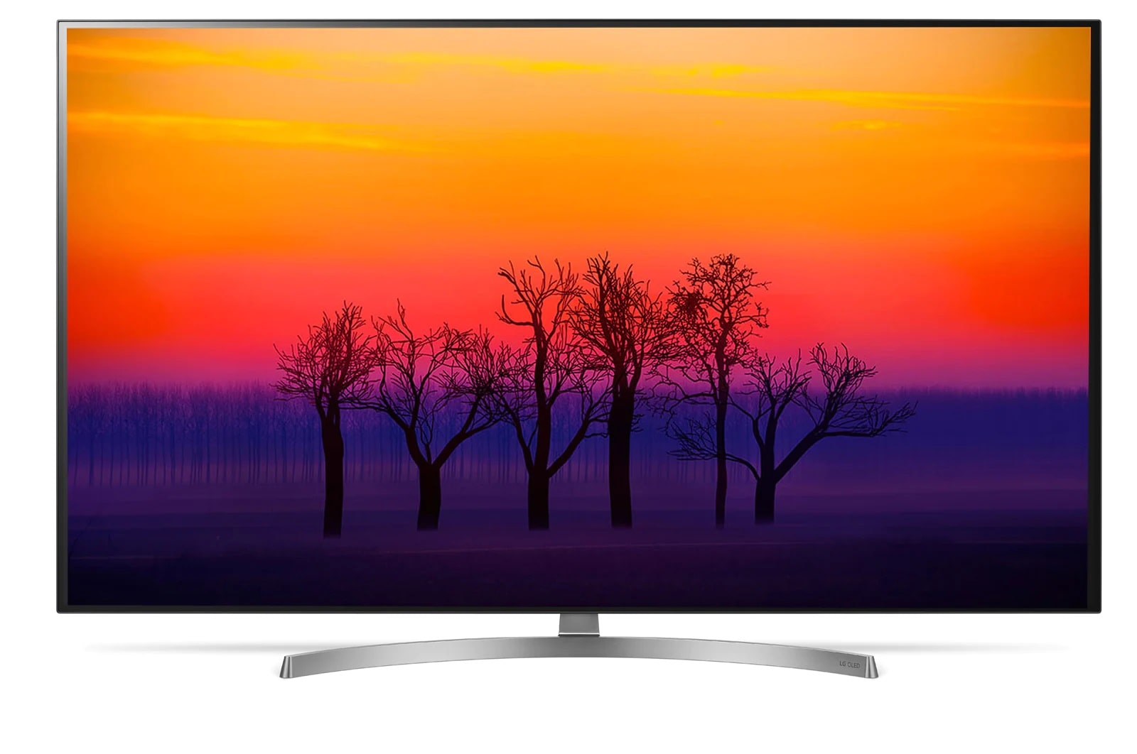 Vista frontal de Smart TV OLED 65&#34; LG 4K Cinema HDR Dolby Atmos ThinQ AI OLED65B8SSC