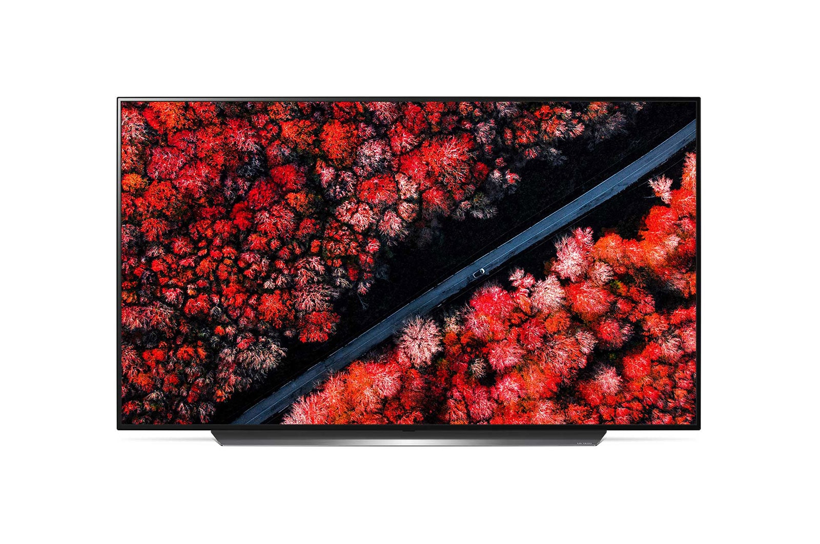 Vista frontal de Smart TV OLED LG 65&#34; 4K Processador α9 ThinQ AI Inteligência Artificial Dolby Vision / Atmos OLED65C9PSA