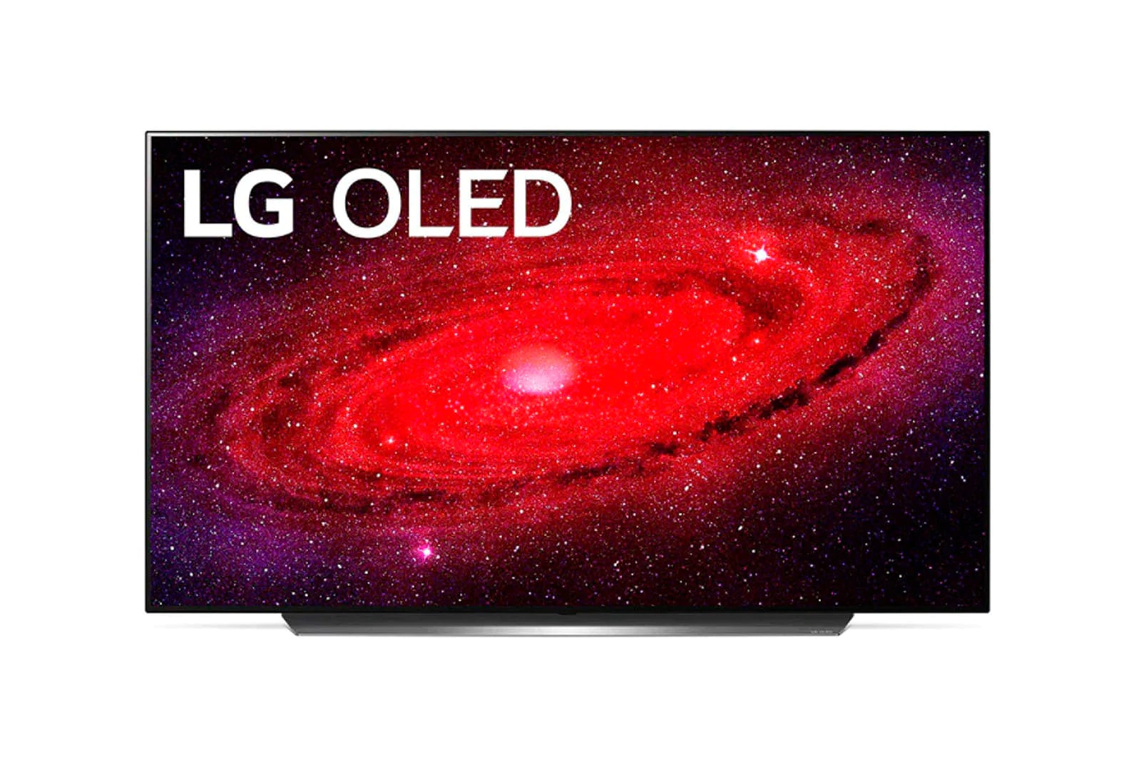 Vista frontal de Smart TV LG 65&#34; 4K OLED WiFi Bluetooth HDR Inteligência Artificial ThinQ AI Smart Magic Google Assistente Alexa OLED65CXPSA