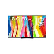 LG Smart TV LG Evo 77'' 4K 120Hz G-Sync FreeSync Inteligência Artificial ThinQ Google Alexa OLED77C2PSA, OLED77C2PSA