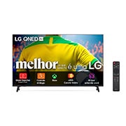 Vista frontal da Smart TV LG QNED AI 4K QNED70 de 65 polegadas 2025 65QNED70ASA