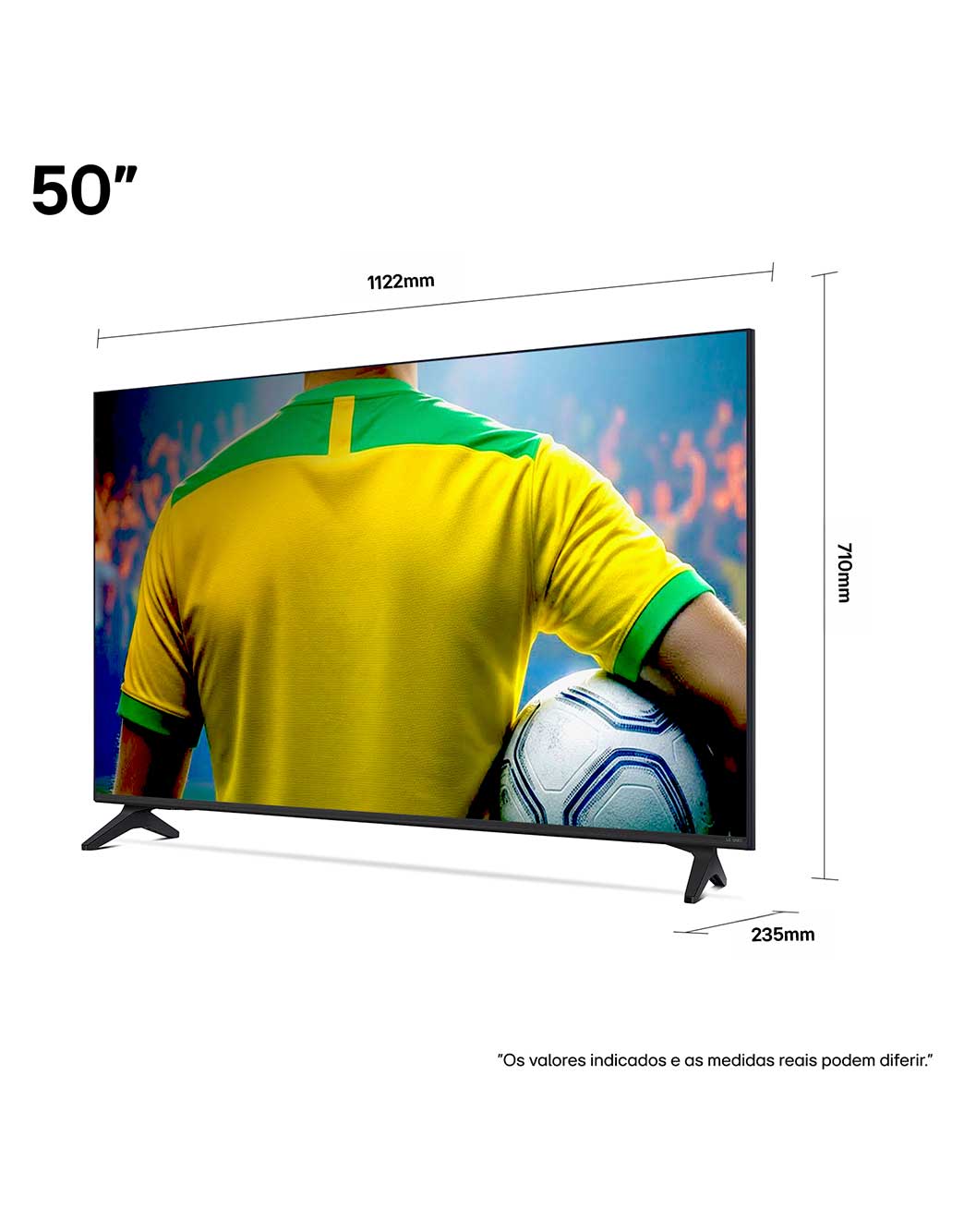 Smart TV 4K LG QNED AI QNED73 de 50 polegadas - 50QNED73ASA | LG Brasil