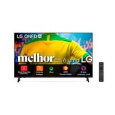 Smart TV 4K 65" LG QNED73 Portal de Games Processador AI α7 Ger8 4K Super Upscaling Google Cast Integrado Controle AI Magic WebOS 25 Modo Esportes