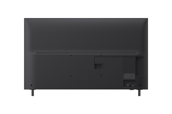 Vista traseira da LG UHD UA85 TV.