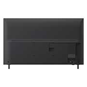 Vista lateral esquerda da LG UHD UA85 TV.