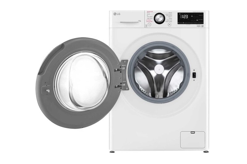 LG Máquina de Lavar LG 16kg Branca com Inteligência Artificial AIDD™ e porta com fechamento suave, WT16WV6, Vista Frontal