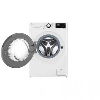LG Máquina de Lavar LG 16kg Branca com Inteligência Artificial AIDD™ e porta com fechamento suave, WT16WV6, Vista Frontal