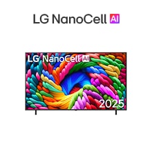 Vista frontal do produto LG NanoCell AI