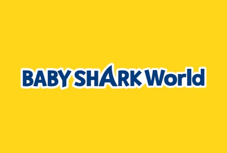 O logotipo do aplicativo Baby Shark World.