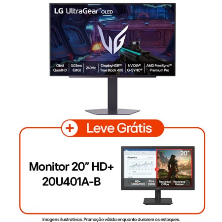 Monitor LG OLED UltraGear™ 27GX704A-B 27