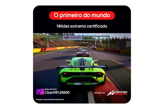 side view of a tilted monitor