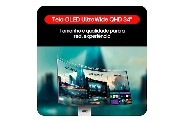 front view of the monitor with the stand down