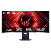 Monitor Gamer LG UltraGear OLED Curvo – Tela OLED 45”, QHD, HDR400 Trueblack, 240Hz, 0,03ms (GtG), NVIDIA G-SYNC