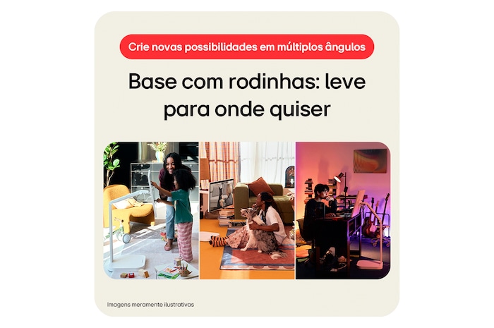 Front view with monitor height adjusted downward