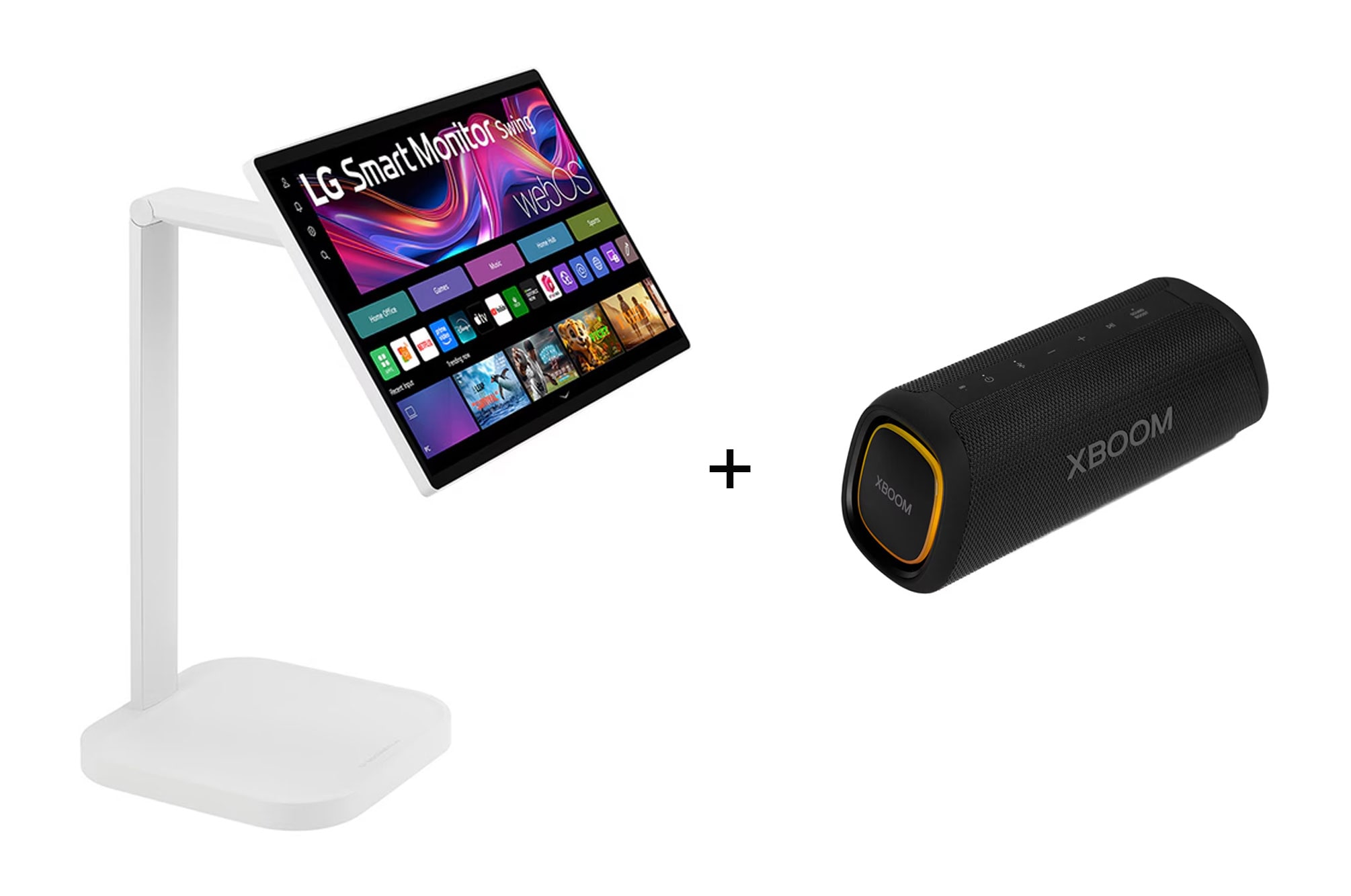 yuho LG Smart Monitor Swing スマートモニター 移動式4Kスマート