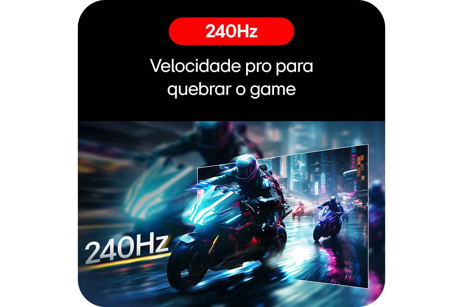 vista traseira com luzes acesas