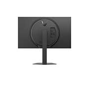 Vista lateral de +15 graus de um monitor inclinado