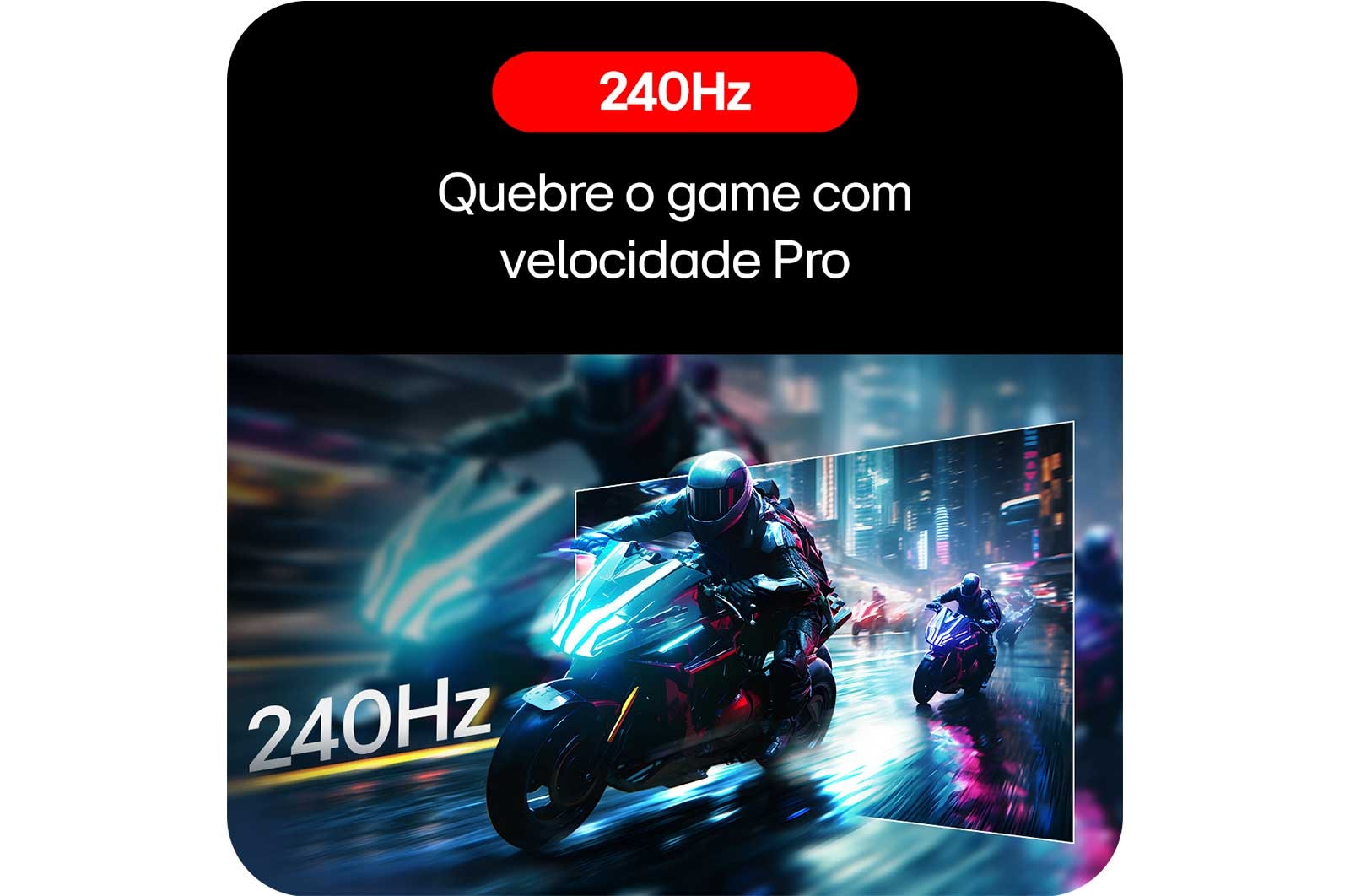 vista traseira com luzes acesas