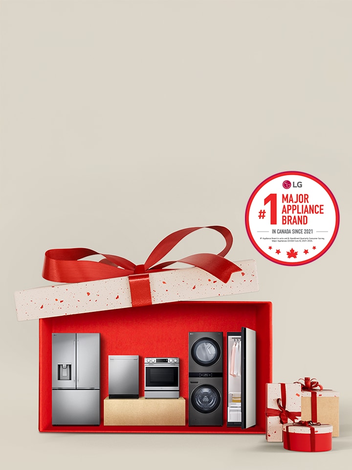 #1 Major Appliance Brand in Canada for 5 Years. Get a chance to win a LG Home Appliance Appreciation Sweepstakes!
