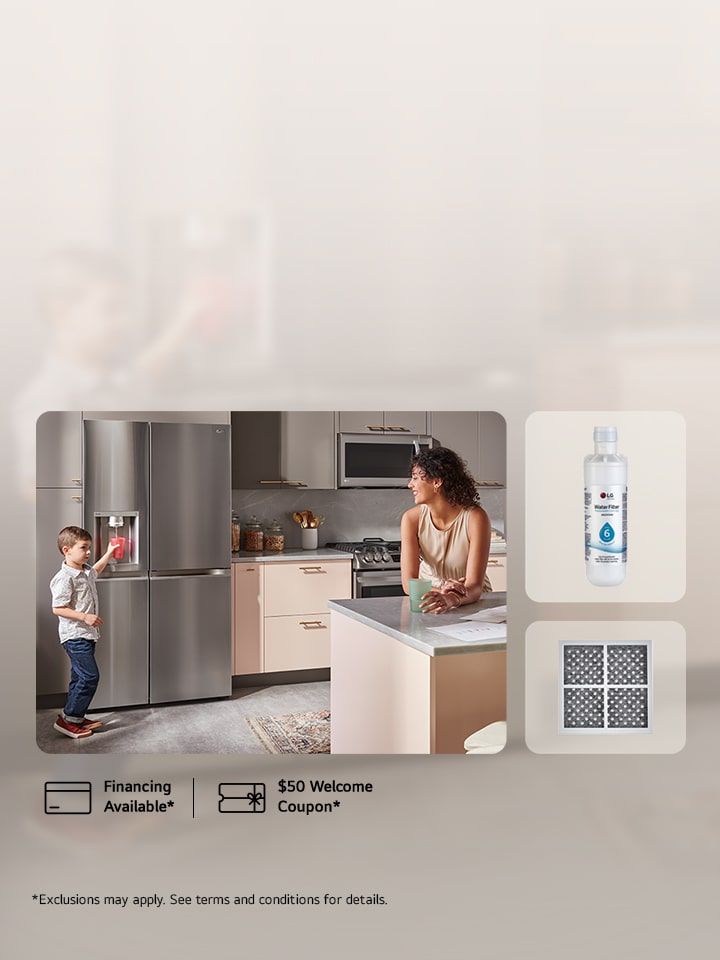 Save 20% on select air and water filters