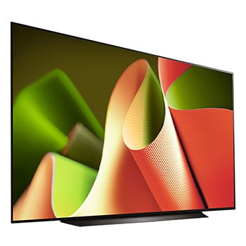 Right-facing side view of LG OLED TV, OLED B4