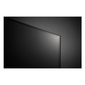 Close-up image of LG OLED TV, OLED B4 showing the top edge
