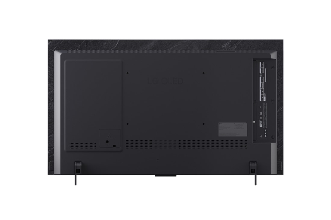 Rear view of LG OLED evo AI C5 4K Smart TV.