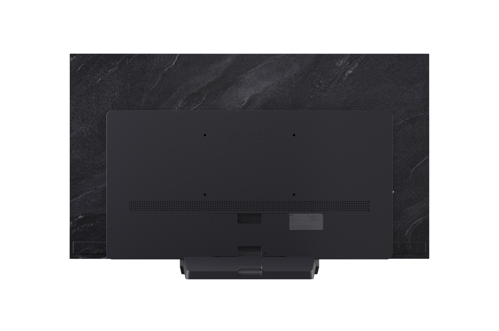 Rear view of LG OLED evo AI C5 4K Smart TV.