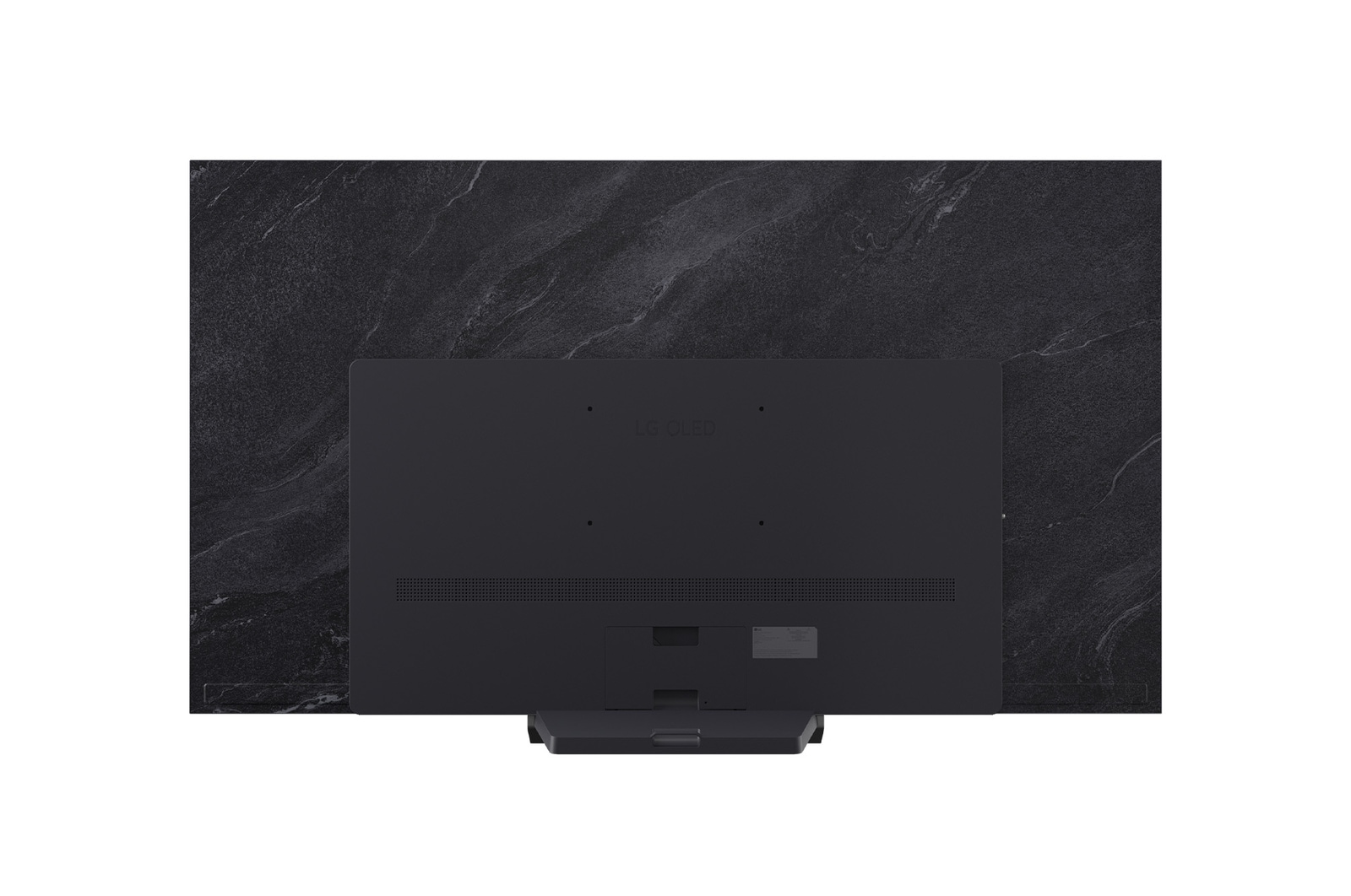 Rear view of LG OLED evo AI C5 4K Smart TV.