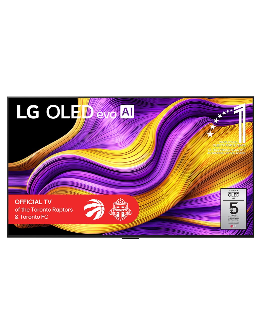 77 inch LG OLED evo AI G5 4K Smart TV 2025 - OLED77G5WUA | LG Canada