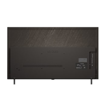 Rear view of LG OLED AI B5 4K Smart TV.