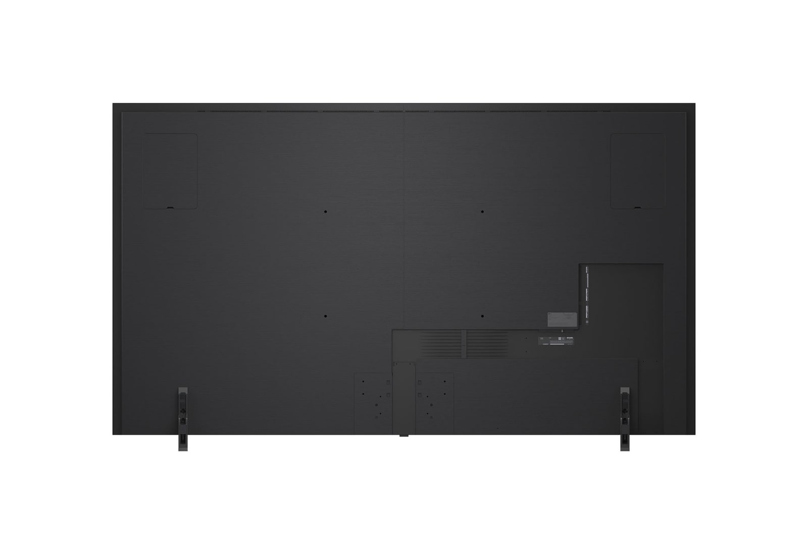 Rear view of LG QNED evo QNED85 TV