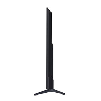 LG TV with an impressively large screen mounted on a wall above a LG Soundbar in a modern style living room.